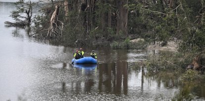 Operación de búsqueda y rescate en el río Guadalupe (Texas)