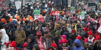la manifestación contra el aborto March for Life en Washington