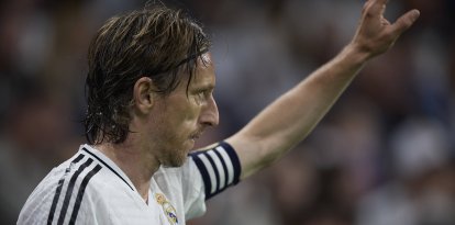 Luka Modric, con el Real Madrid