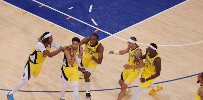 Haliburton y los Pacers celebran otra gran victoria ante los Knicks