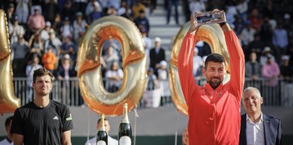 Novak Djokovic celebra el título del ATP 250 de Ginebra