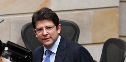 El senador y candidato de derecha, Miguel Uribe Turbay