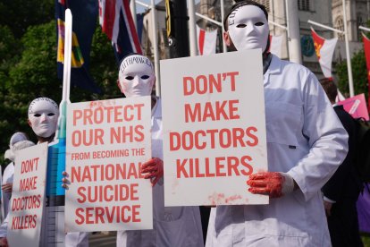 Anti-euthanasia demonstration.