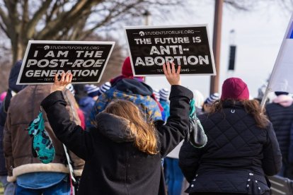 Una manifestación contra el aborto