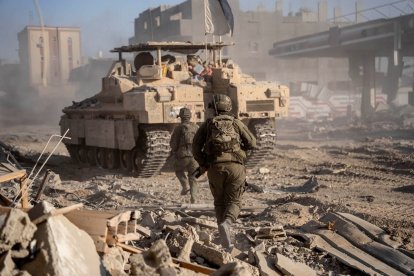 Israeli soldiers in Gaza