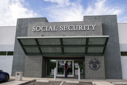 Un edificio de la Administración del Seguro Social