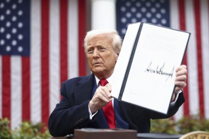 Presidente Trump en la Casa Blanca