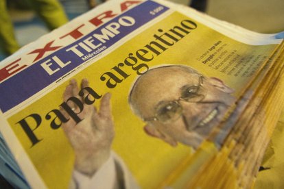 Argentine newspapers announce the appointment of Francis.