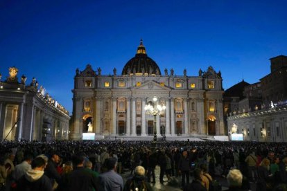 St. Peter's Square at the Vatican on May 7, 2025.
