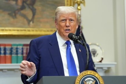 Donald Trump en la Casa Blanca (Archivo)