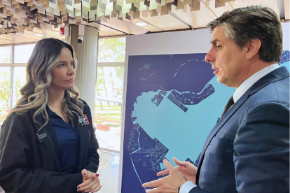 Karina Yapor, directora ejecutiva de VOZ, entrevista al eurodiputado Jorge Martin