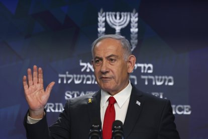 El primer ministro israelí Benjamín Netanyahu.