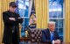 Elon Musk y Donald Trump, en el Salón Oval