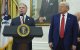 The special envoy for the Middle East, Steve Witkoff, with President Donald Trump.