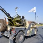 Desfile militar de los talibanes en Afganistán