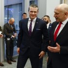 El secretario de Defensa Pete Hegseth en Bruselas
