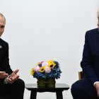 Trump y Putin el 28 de junio de 2019.