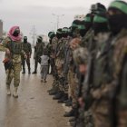 Terroristas de Hamás en Gaza