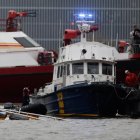 Helicóptero estrellado en el río Hudson