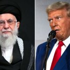 Alí Jamenei, líder supremo de Irán, y Donald Trump