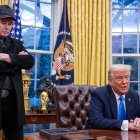 Elon Musk y Donald Trump, en el Salón Oval