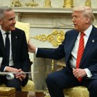 Trump y Carney en el Salón Oval/ Jim Watson